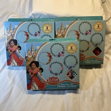 Disney Elena of Avalor Lot of 3 Flower Crown Kits of 4 for 12 total