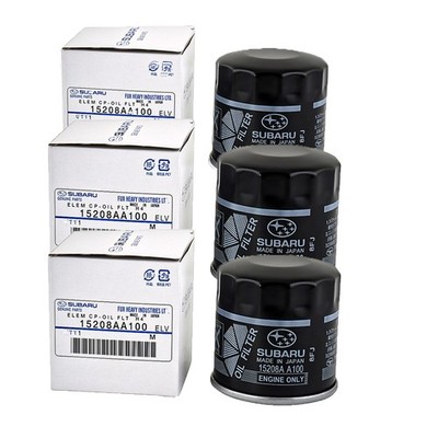 3 Pack Engine Oil Filter for Impreza Legacy Outback Forester baja 15208AA100