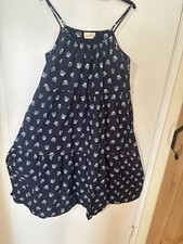 Universal Thread Good Co. Women's Navy Floral Square Neck Midi Dress Pockets M