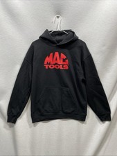 Mac Tools Men s Size Medium Black Spell Out Logo Hoodie