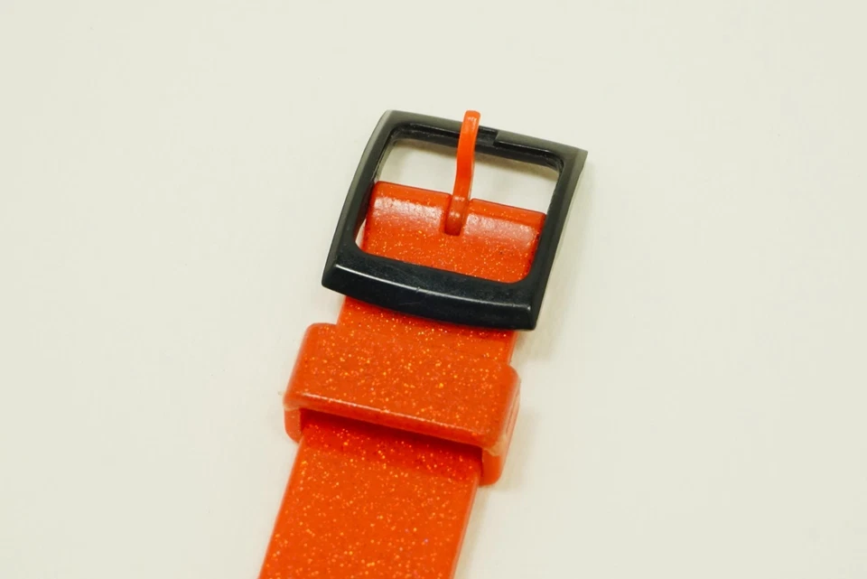 Reloj Swatch Vintage 1989 Blue Jet GS701 Banda Roja Brillante y BATERÍA NUEVA Foto 4 de 4