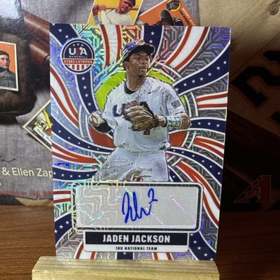2026 Jaden Jackson Prizm USA Stars Stripes RC AUTO NTS-JJ Mojo Prizm /25 SSP!