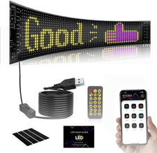 Insegna Luminosa Led Programmabile,Insegna Led Programma,92 Mm X 374 Mm Flessibi