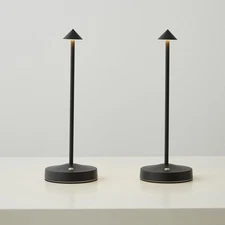 2 PACK Cordless Lamps, Battery Rechargeable Table Lamp, Portable Lamps