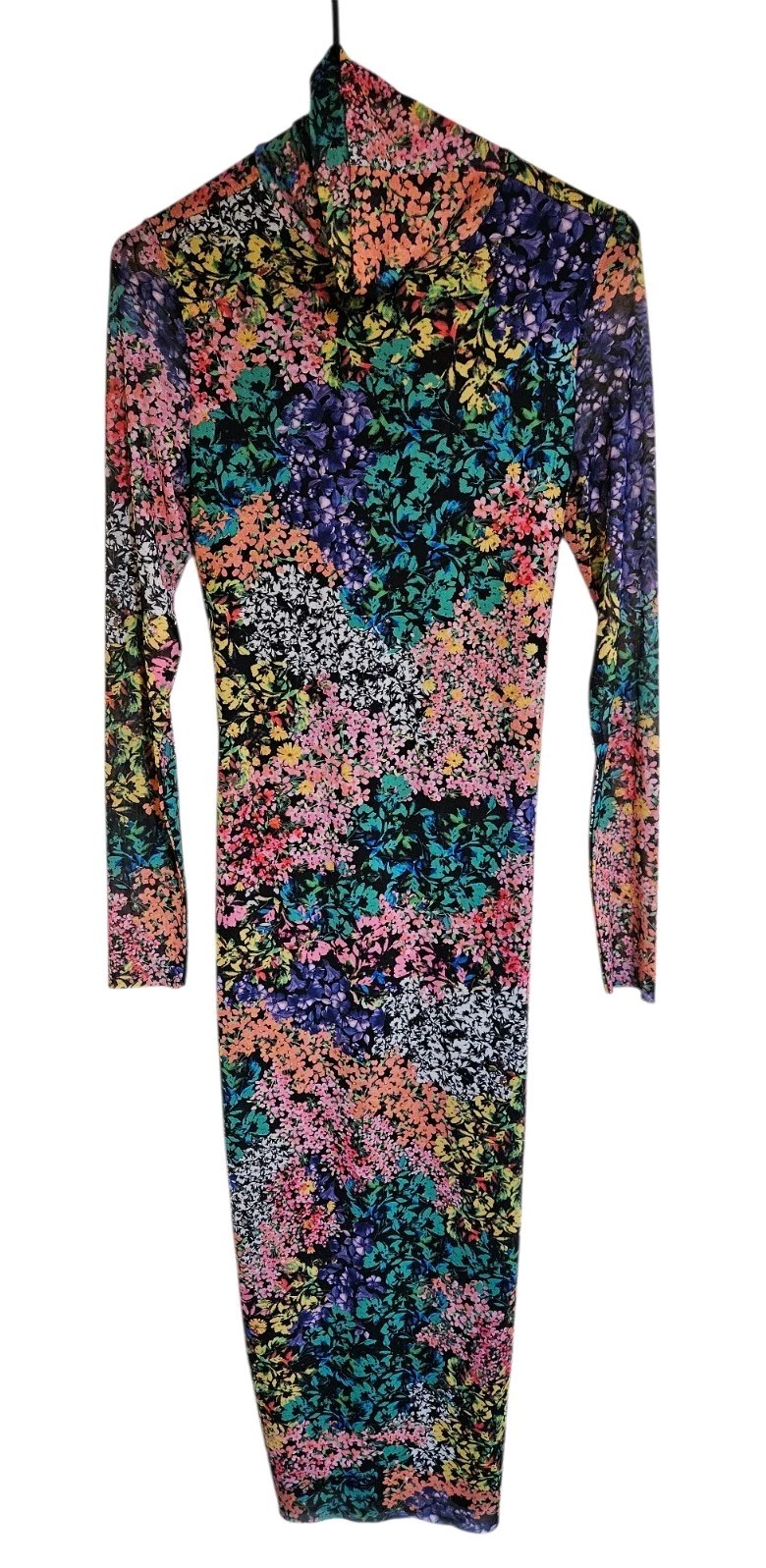 AFRM Laguna Dress Patchwork Size Medium - image 2