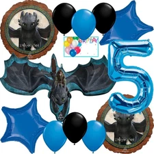 Anagram How to Train Your Dragon Birthday Balloons Party #5 Officially Licensed