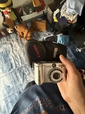 Canon PowerShot A95 Camera 5MP, 3X Zoom, AA-Power *MISSING BATTERY*