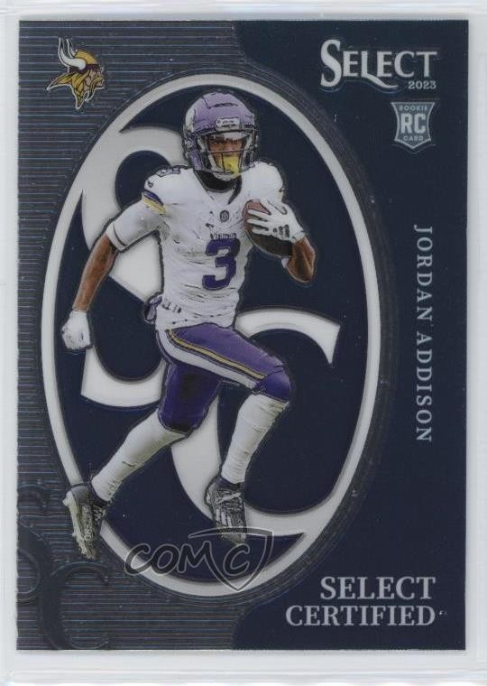 2023 Panini Select Certified Rookies Jordan Addison #CRO-JAD 1ii8