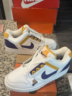 Nike Vintage Air Force II LA Lakers Basketball Shoes Deadstock