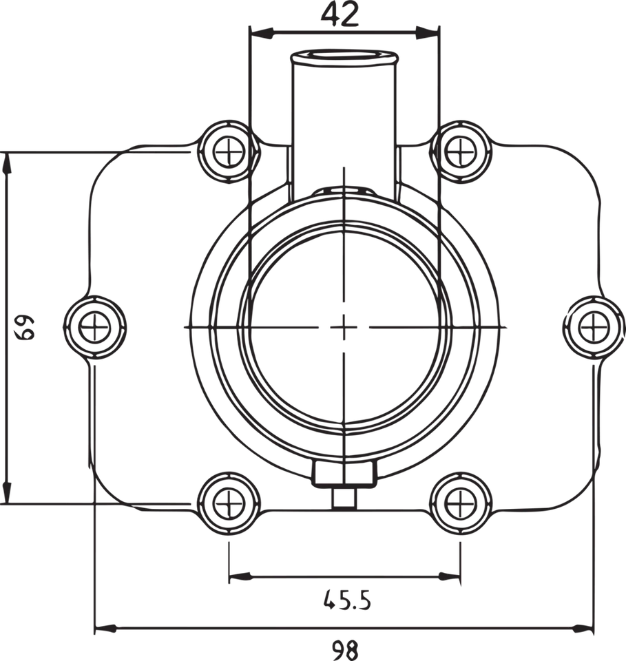 Brida de montaje de carburador KIMPEX 301748 - Ski-Doo Foto 2 de 2
