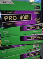 Fuji Pro 400H 120 Film - 5 Rolls/Box, Cold-Stored Exp: 2016