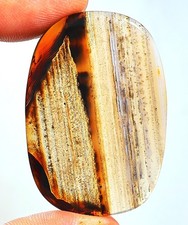 78 Ct 5X33X48 mm Natural Chalcedony Montana Agate Fancy Cabochon Gemstone DH-519