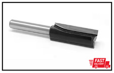 1/2 In. Straight 2-Flute Carbide Tipped Router Bit with 1/4 In. Shank and 1-1/4