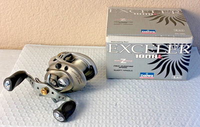Daiwa Exceler 100HL Baitcast Reel - 6.3:1 Ratio - Left Handed - With Box/Papers
