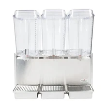 Crathco D35-3 Classic Bubbler Pre-Mix Cold Beverage Dispenser, (3) 5-Gallon