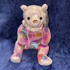 Ty Beanie Baby OCTOBER the Birthday Bear 7.5" NEW MWMTs Plush Stuffed Animal Toy