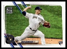 2021 Topps Drew Rasmussen Rookie Milwaukee Brewers #377