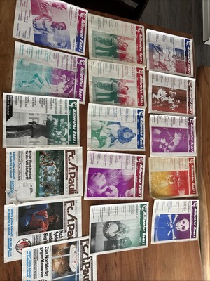 Millerntor Roar! Fc St Pauli Aktuell 80er Fan Zeitschrift 16 Stück Rar  Vintage