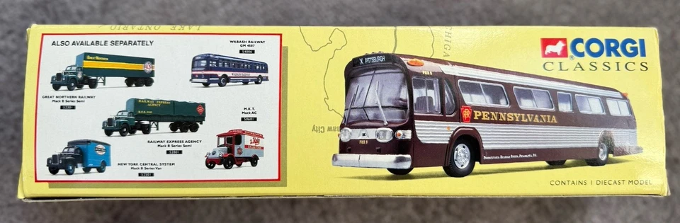 Corgi Pennsylvania Railroad GM 5301 Bus 1:50 Scale Diecast 54502 - Image 3 of 4
