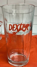 Dexter Tv Show Cups Drinking Glass 16 Ounces Pint Glasses Blood Splatter 1 Each