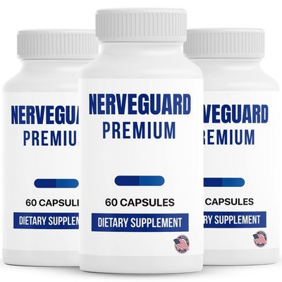 (3 Pack) Nerve Guard Premium Capsules, NerveGuard Premium Nerve Health Support