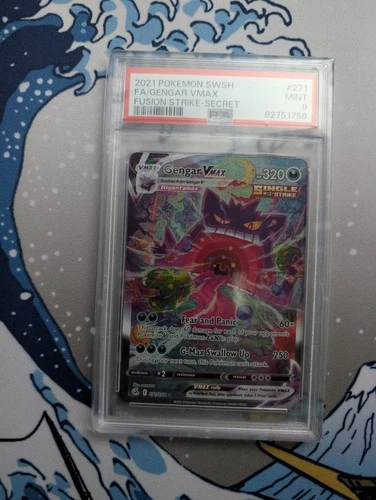 Pokemon TCG Gengar VMax 271/264 Alternative Art Secret Fusion Strike PSA 9 MINT