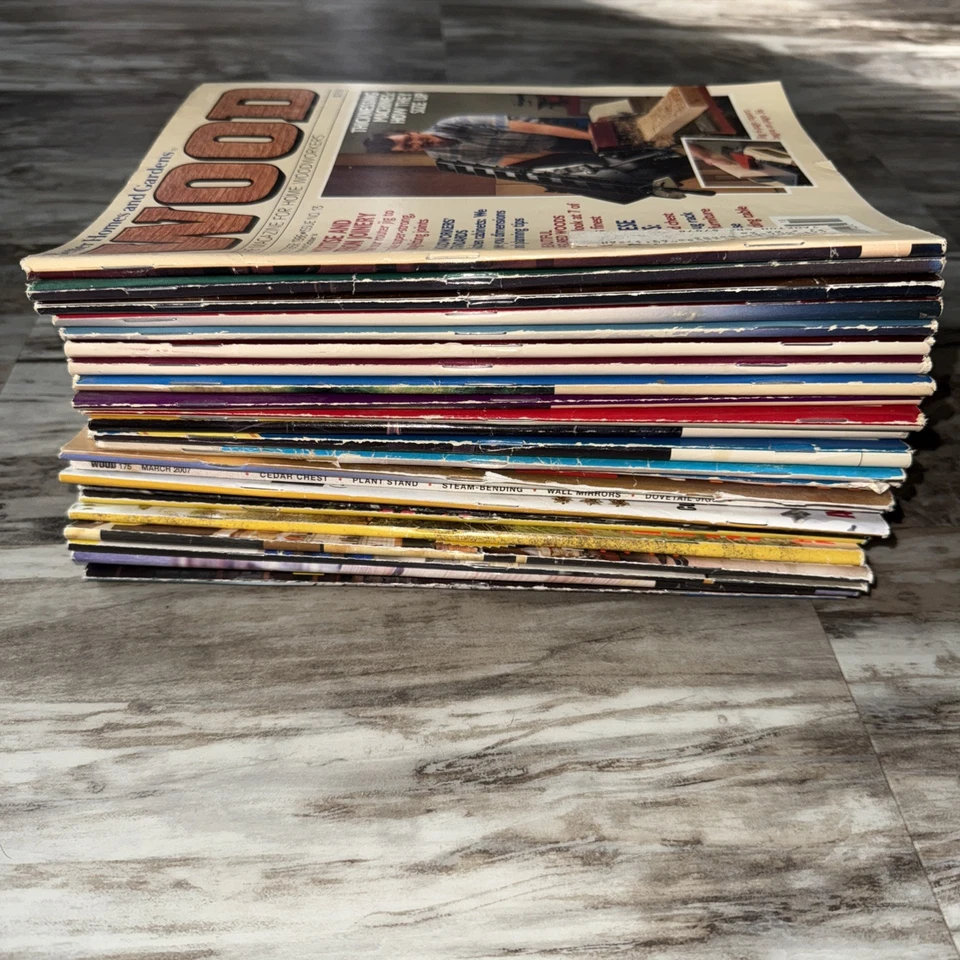 Wood Magazine Better Homes And Gardens 1986-2011 Assorted Lot 26 Craft Projects - Image 2 of 4