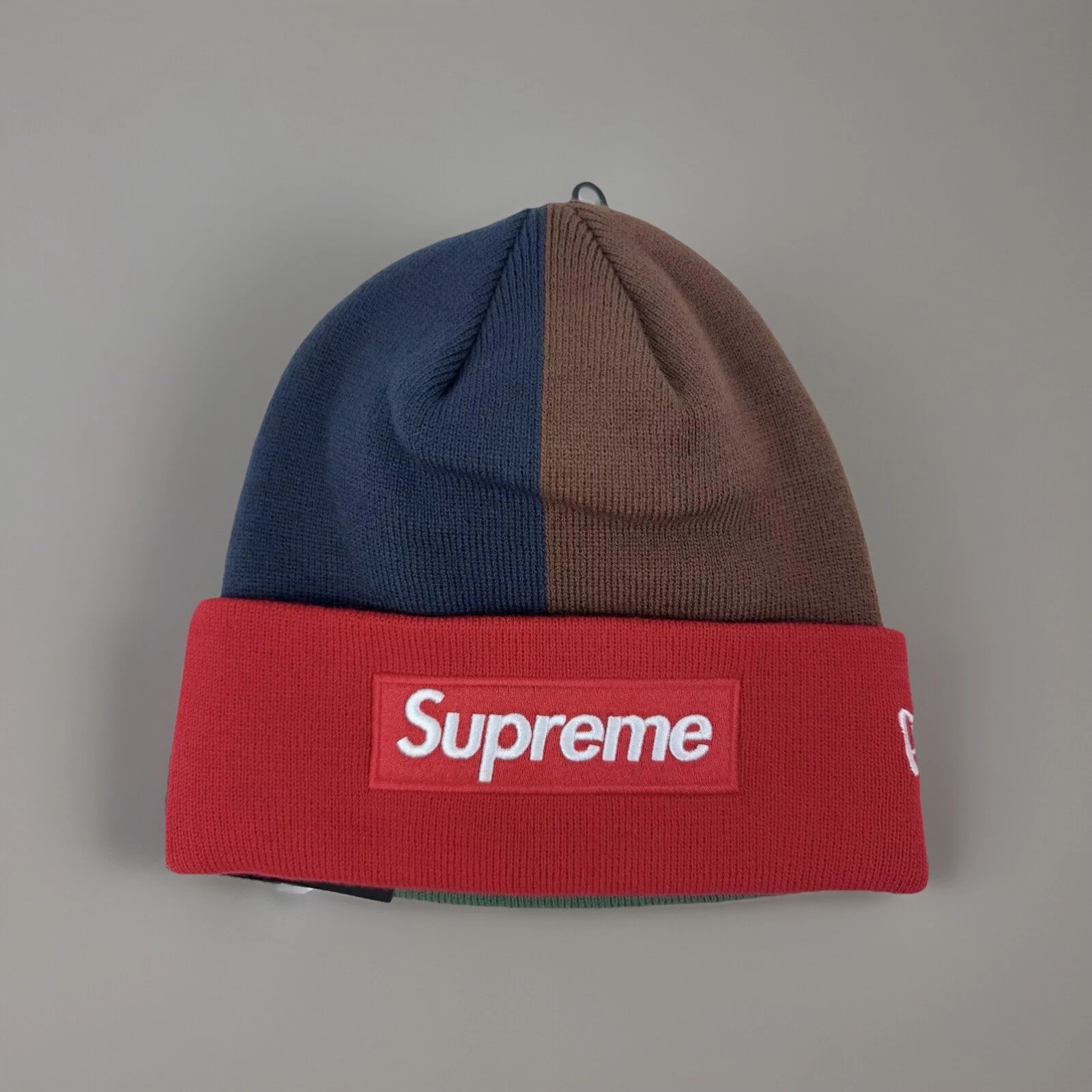 Supreme   Bonnet noir logo boîte taille unique