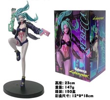 16CM Cyberpunk Edgerunners Rebecca PVC Anime Figure Collectible Model Statue Toy