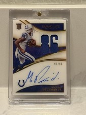 2020 Immaculate Michael Pittman Jr RC Patch Auto /86 Colts RPA  (AU, MEM, RC) 