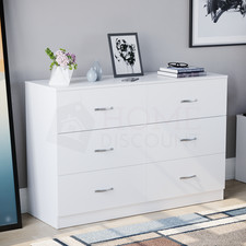 Vida Designs Riano Chest of Drawers Bedside Drawers Bedroom Storage Cabinet