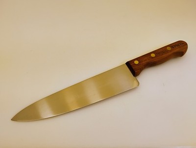 SyscoUSA 8in. Traditional Wood Handle Cooks Chef Knife 7593817