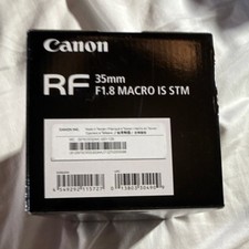 Canon RF 35mm f/1.8 Macro IS STM Lens Auto  Manual Focus For Canon RF Mount