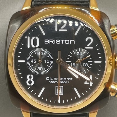 Briston Clubmaster 14140.PRA.T.1NB Watch. 40mm Case. Needs New Battery.