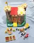 Vintage Fisher Price Little People Play Family Castle #993 Set 1974 Dragon King