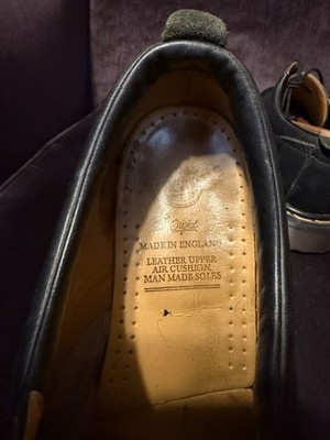 Dr Doc Martens 8780 Black Leather Oxford Shoes Made In  display picture 2