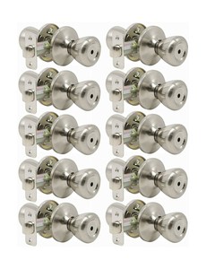 Nickel Door Knobs Door Hardware The Home Depot