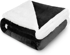 Large Dog Blanket, Super Soft Fluffy Sherpa Fleece Dog Couch Blankets and Throws