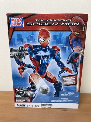 Mega Bloks The Amazing Spider-Man Stealth Techbot 91296 2012 NEW SEALED