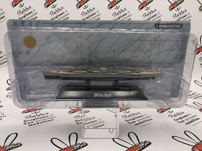 Die Cast Schiffe Versenken '' Blucher '' Skala 1/1250 Battleship Deagostini (23)
