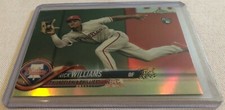 2018 Topps Chrome Baseball Nick Williams Philadelphia Phillies Refractor RC #147