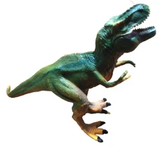 Schleich Tyrannosaurus Rex Figure With Moving Jaw Green Dinosaur Used