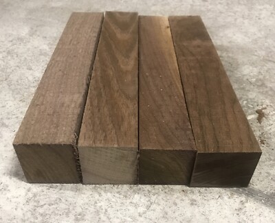 2  X 2  X 12  Walnut Turning Wood Blanks Carving Blanks Hobby Whittling Qty 4