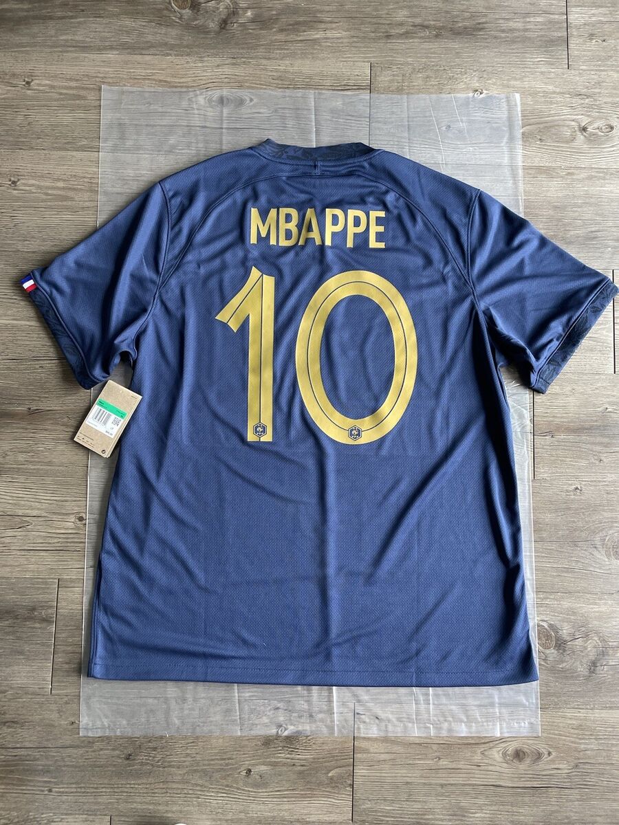2022 France Home Jersey #10 Mbappe Nike DN0690-410 New Men's 2022 France Home Jersey #10 Mbappe Nike DN0690-410 New Men's