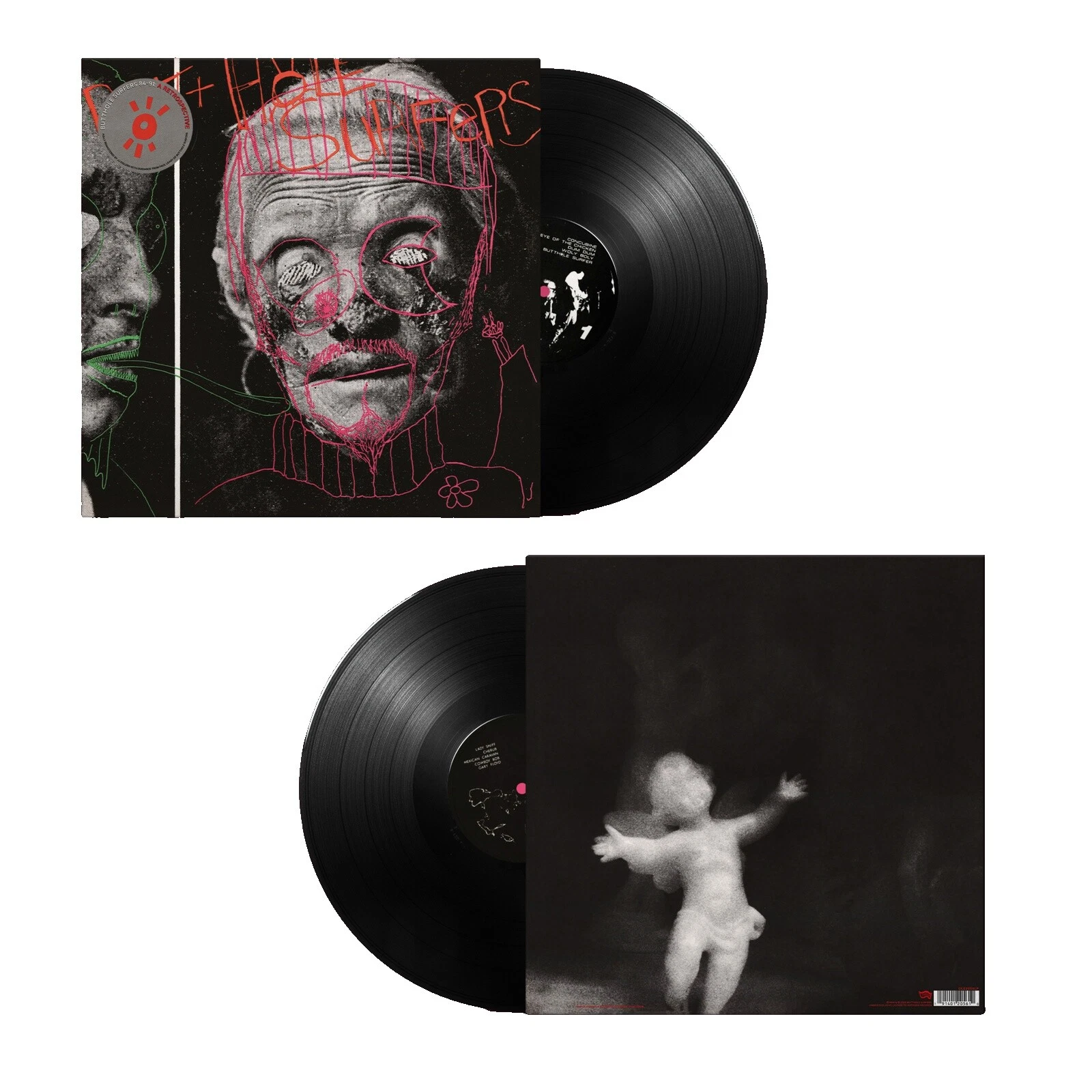 33 RPM Vinyl Records Butthole Surfers