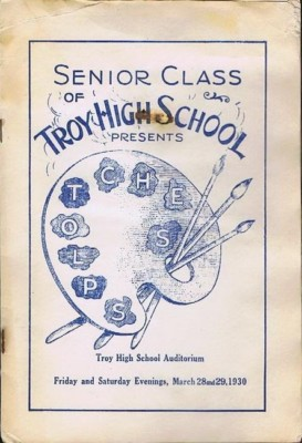 #ad Senior Class of Troy High 1930 Presents quot;Splothchesquot; $6.46