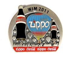ZIPPO BALLON "SPECIAL SHAPE" Pin / Pins - WIM 2011 mit COCA COLA silber