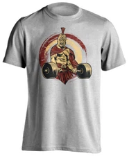 Molon Labe Spartan Warrior Fitness Body Building Short-Sleeve T-Shirt Gym 