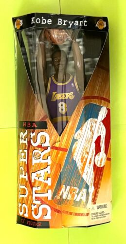 1999 Mattel NBA Super Stars Kobe Bryant Figura 13"" Los Angeles Lakers Vintage - Foto 2 di 4