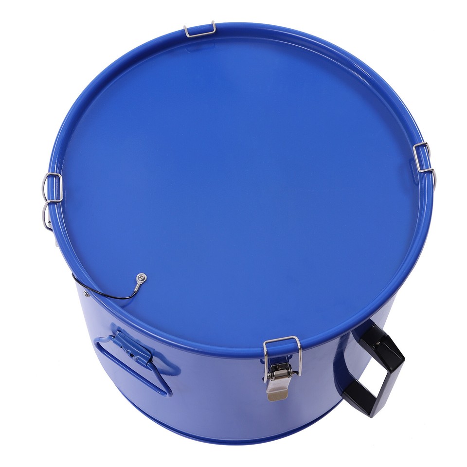 Fryer Grease Bucket Oil Disposal Caddy 10 Gal Oil Bucket w/ Lid&Filter